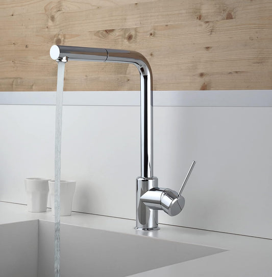 BASIK-MISCELATORE CROMATO DOCCIA ESTRAIBILE