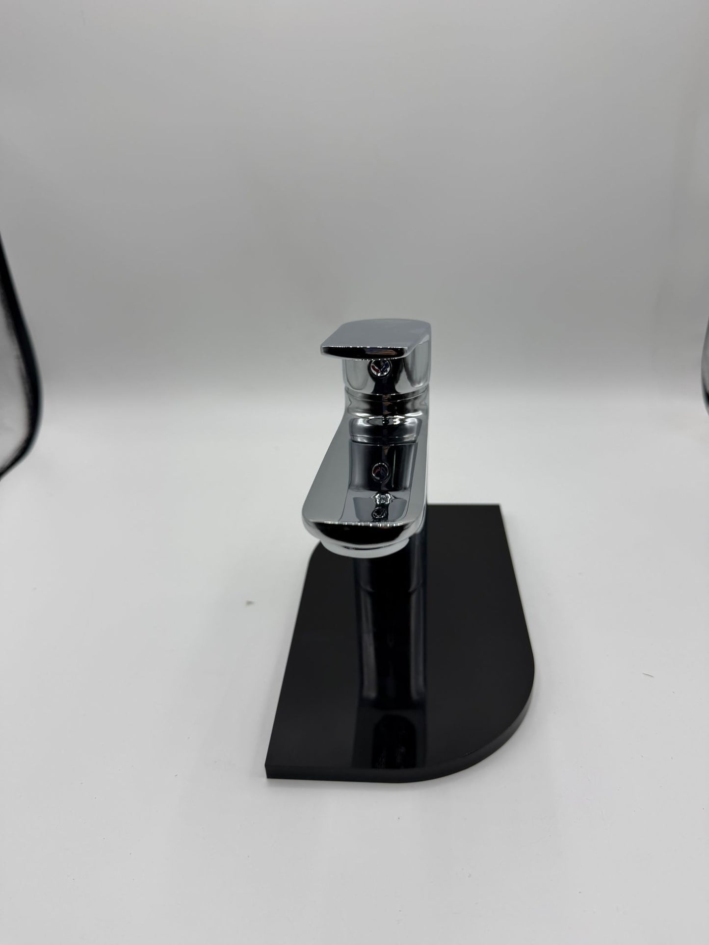 BASIK MORGAN Miscelatore Lavabo Cromato – Rubinetto Monocomando Bagno Moderno in Ottone con Cartuccia Ceramica 35 mm – Design Elegante e Finitura Lucida Anticalcare